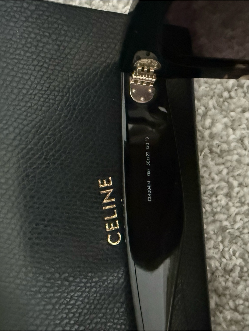 Celine Black Gradient Square Sunglasses - Picture 3 of 3